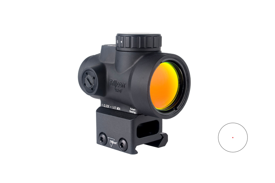 Trijicon MRO SD 2 MOA Red Dot Sight – Full Co-Witness Mount, Black
