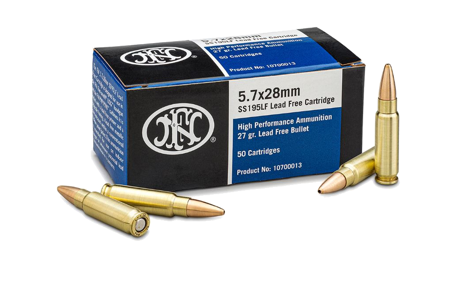 FN SS195LF 5.7x28mm 27 Grain Lead-Free Ammunition – 2000 Rounds