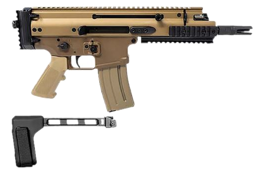 FN SCAR 15P .300 Blackout Pistol – Pistol Brace, FDE
