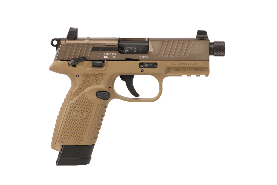 FN 502 Tactical .22 LR Pistol – Optics Ready – FDE