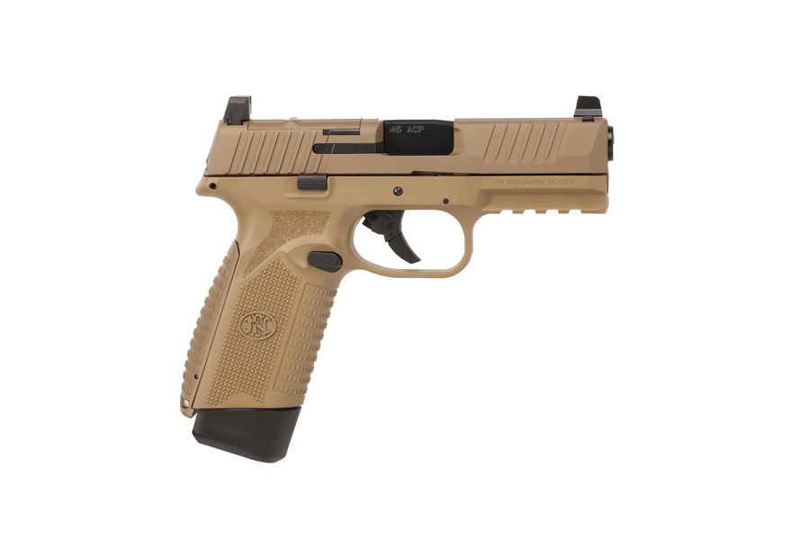 FN 545 Mrd .45 ACP Pistol – Optics Ready – FDE