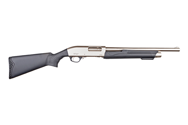 Gforce Arms Gf3p 12 Gauge Shotgun – 20", 4+1, 3" Chamber, Nickel Cerakote, Synthetic Stock Black, Front Bead