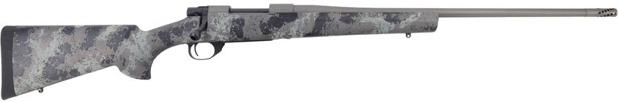Howa M1500 Fence Line 22-250 Rifle – 22" Threaded Barrel, Grey Light Camo