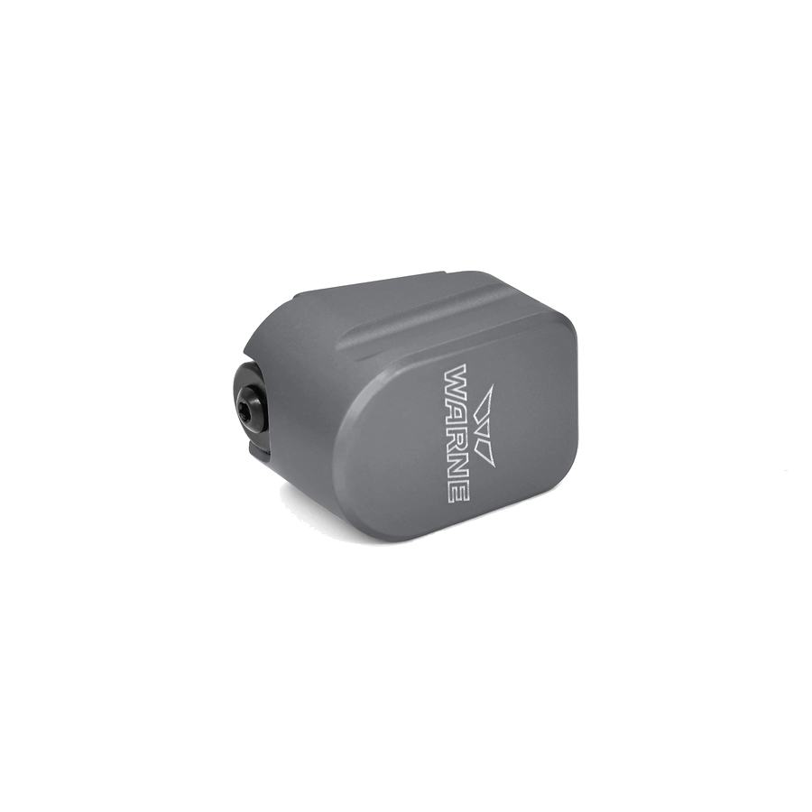 Warne S&W M&P 9/40 Magazine Extension – +5 9mm/+4 .40 S&W, Gray