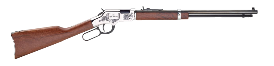 Henry H4 Tribute .22 LR Rifle – Silver Father's Day