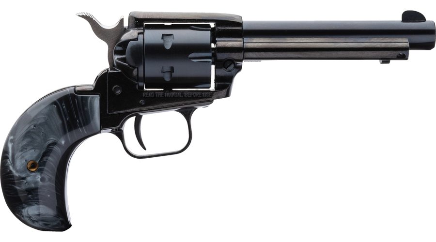 Heritage Rough Rider Bird Head .22 LR / .22 Magnum Revolver – 4.75" Barrel, Black
