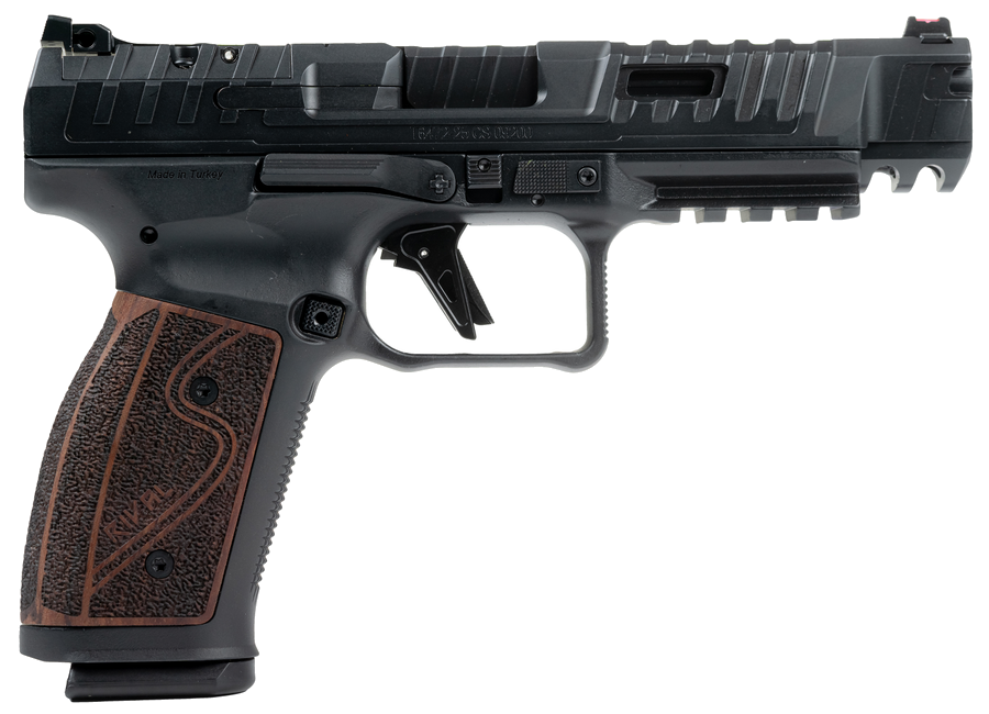 Canik SFx Rival-S Dark Side 9mm Pistol – Black/Rosewood