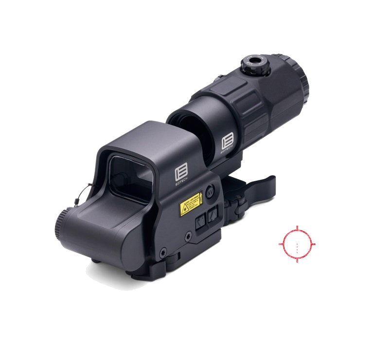 EOTech EXPS3-2 with 3x Magnifier 68 MOA AR223 Ballistic Reticle Red Dot Sight