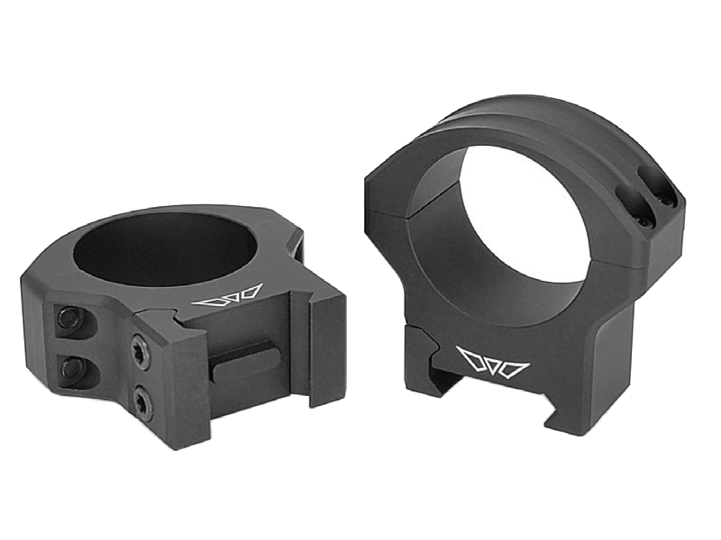 Warne HyperLite Scope Rings – 1", Black Cerakote