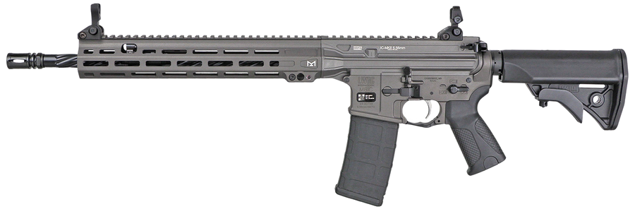 Lwrc Icmkii 5.56 NATO Rifle – 14.7" Barrel, Tungsten Grey