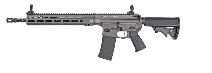 Lwrc Icmkii 5.56 NATO Rifle – 16.1" Barrel, Tungsten Grey