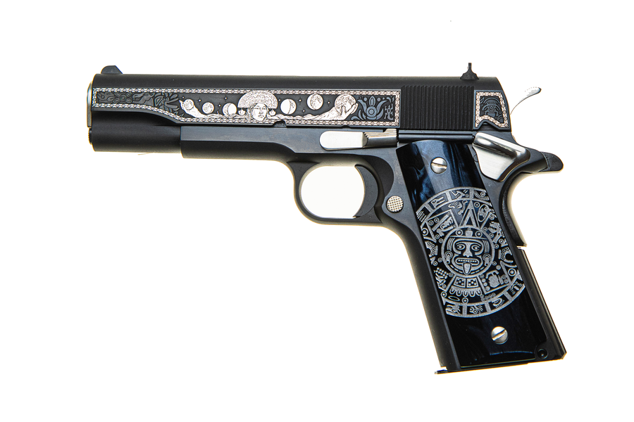Colt Government 38 Super Pistol – Gold