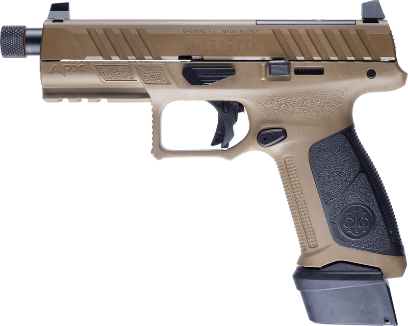 Beretta APX A1 Tactical 9mm Pistol – Optics Ready – FDE