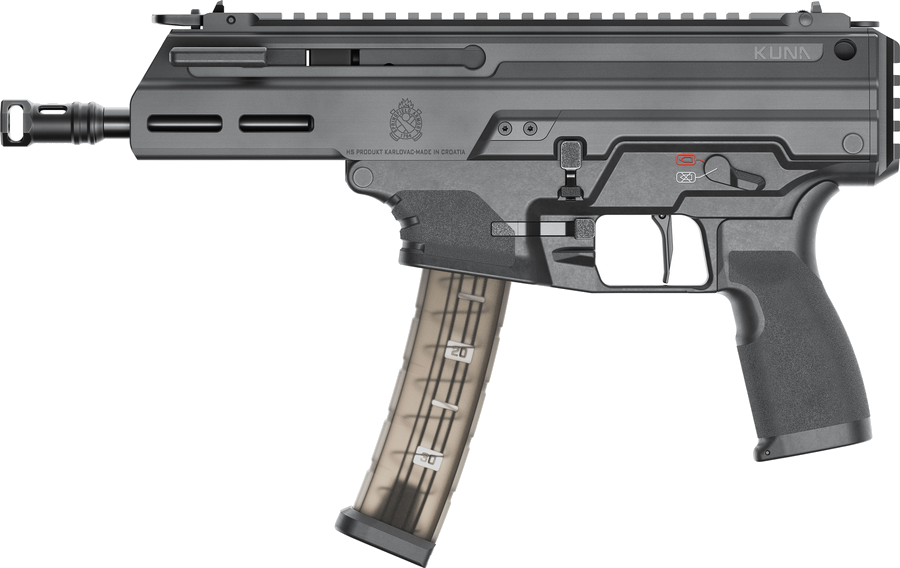 Springfield Armory Kuna 9mm Pistol – 6.125", 30+1, Melonite, Integrated Flip-Up Sights, includes two 30-round magazines