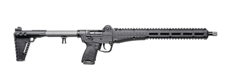 Keltec SUB-2000 Gen 3 9mm Rifle – 16.25", 15+1, Matte Blue, Collapsible / Folding Stock Black Synthetic