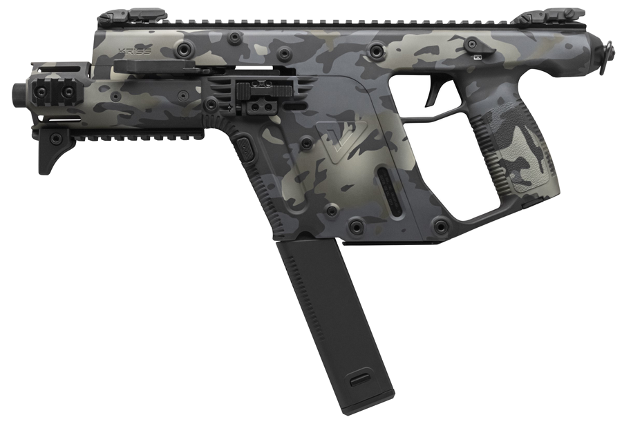 Kriss USA Vector SDP Enhanced 10mm Pistol – 6.5" MultiCam Black