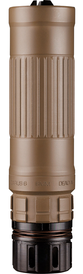 Dead Air Armament Lazarus 6 5.56 NATO / 6mm Flash Hider – FDE