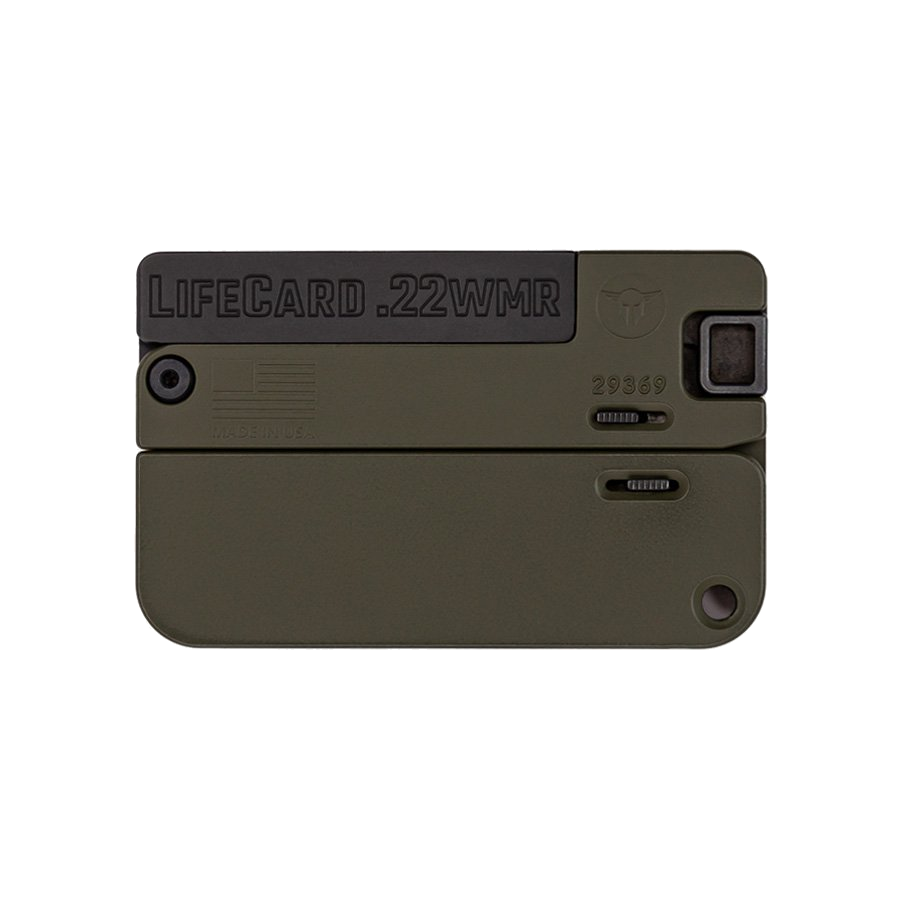 Trailblazer Firearms LifeCard .22 Magnum Pistol – OD Green