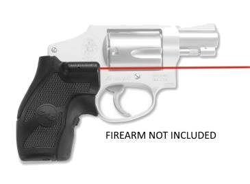 Crimson Trace Lasergrip for S&W J-Frame Round Butt – Red Laser