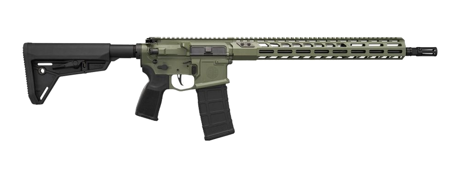 SIG Sauer M400 SDI XSeries Rifle – .223 Rem / 5.56 NATO, Moss Green Cerakote