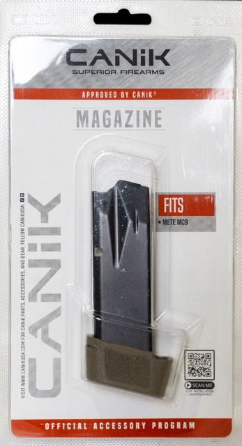 Canik MC9 9mm 15-Round Magazine – FDE