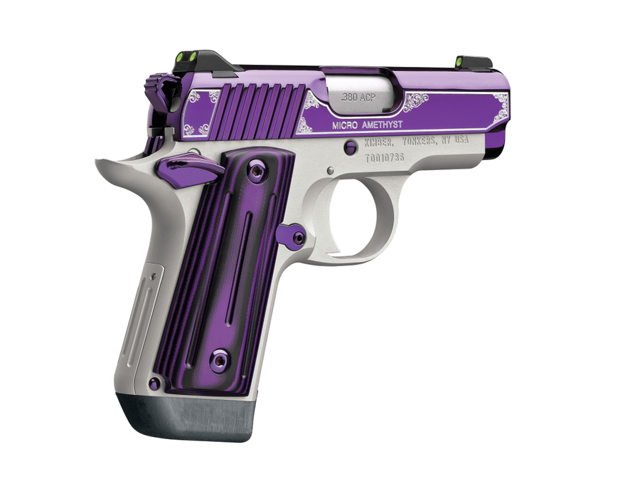 Kimber Micro Amethyst .380 ACP Pistol – Satin Silver