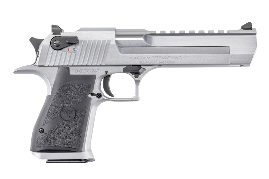 Magnum Research Desert Eagle 50AE Brush Chrome Mark Xix Semi-Auto Pistol 6IN