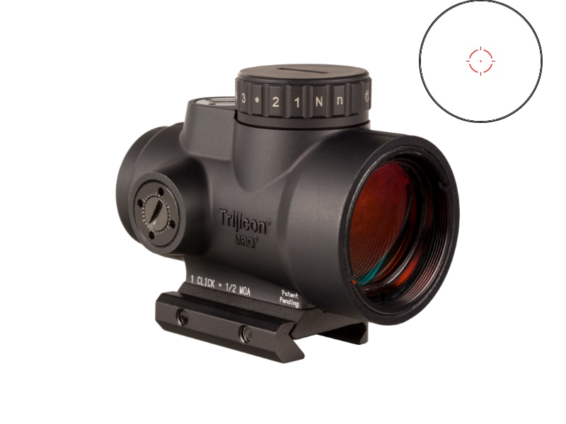 Trijicon MRO HD 68 MOA Circle/2 MOA Red Dot Sight – Low Mount, Black