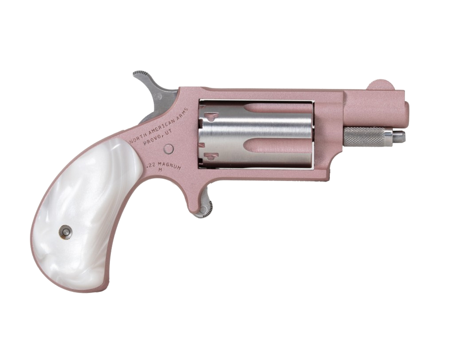 North American Arms Mini-Revolver .22 Magnum – White Pearl Grips