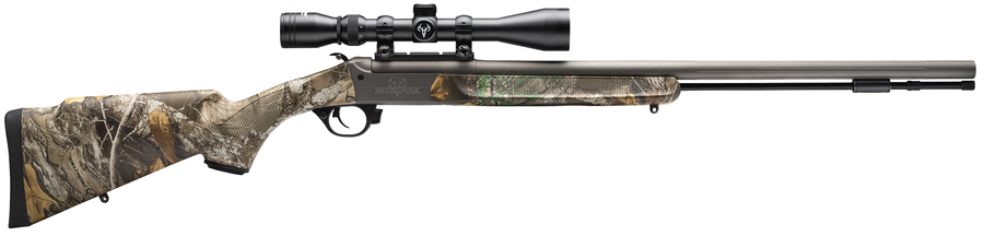 Traditions NitroFire 50 Caliber Muzzleloader – Stainless/Realtree Edge Scoped