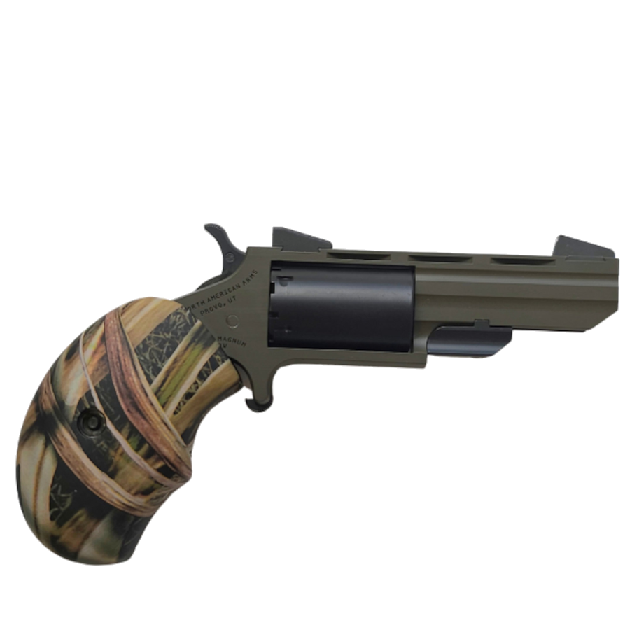 North American Arms The Green Huntsman Revolver – .22 Magnum, Green Cerakote