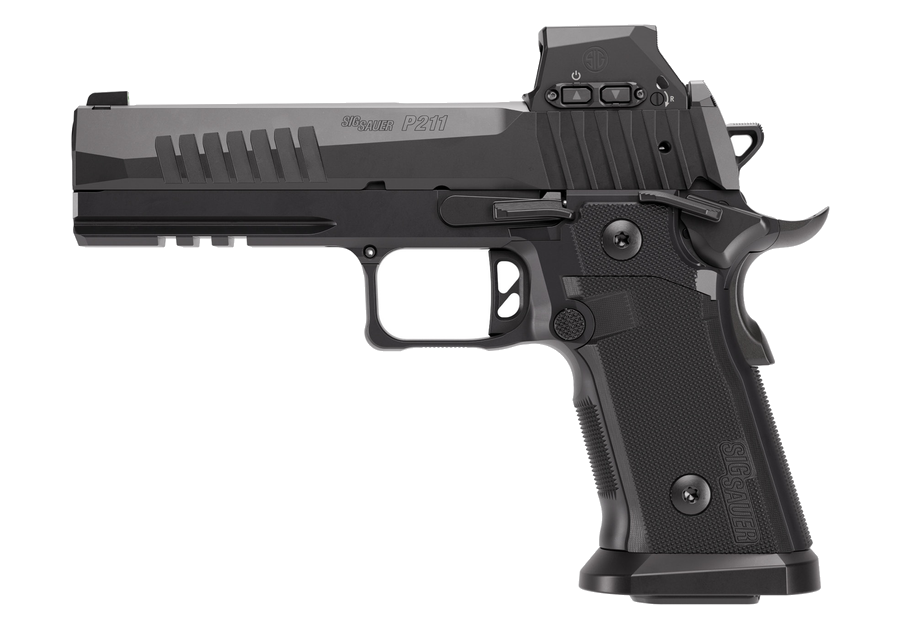 SIG Sauer P211-Gt5 9mm Pistol – 5", 21+1, Nitron, Steel Frame, G10 Grip Panels, FS: XRAY3 Day/Night RS: Fixed