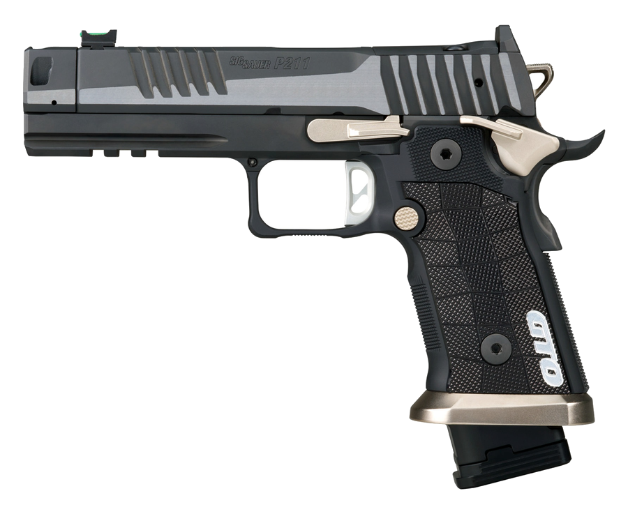 SIG Sauer P211-GTO Equinox Pistol – 9mm, Nitron/Equinox