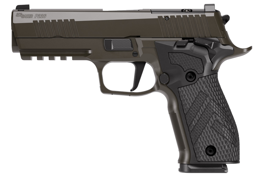 SIG Sauer P226X Legion 9mm Pistol – 4.4", 10+1, Legion Gray, Alloy Frame, Black G10 Legion Grips, X-Ray3 Day/Night Sights, optic ready
