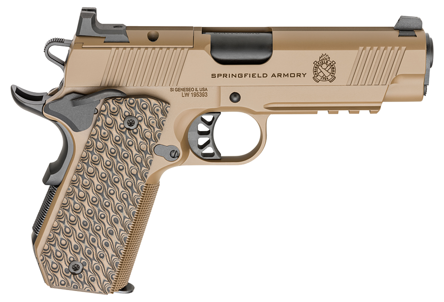Springfield Armory Trp Aos 9mm Pistol – 4.25" Barrel, Coyote Brown