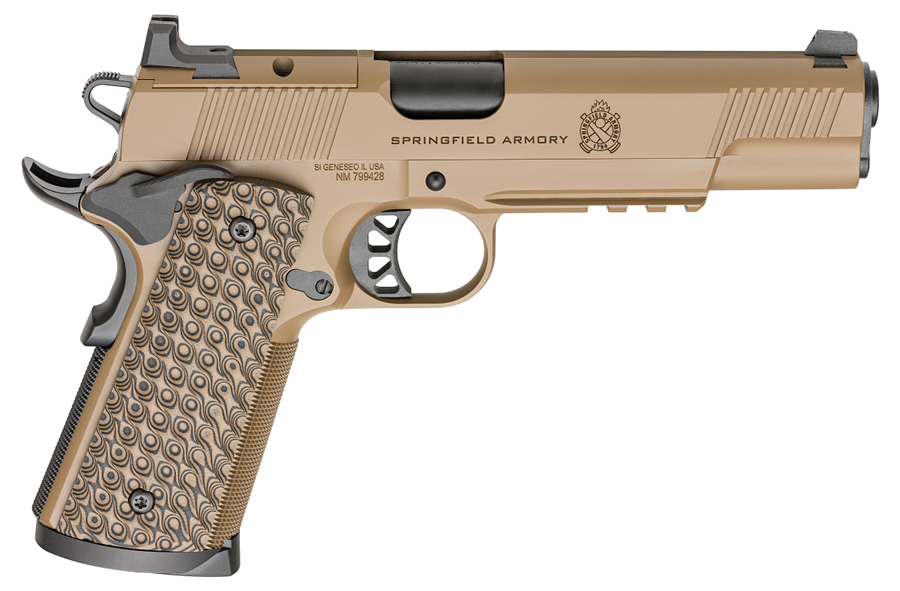 Springfield Armory Trp Aos 9mm Pistol – 5" Barrel, Coyote Brown