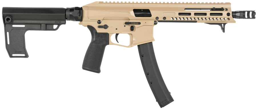 POF-USA Phoenix 9mm Pistol – FDE, Pistol Brace