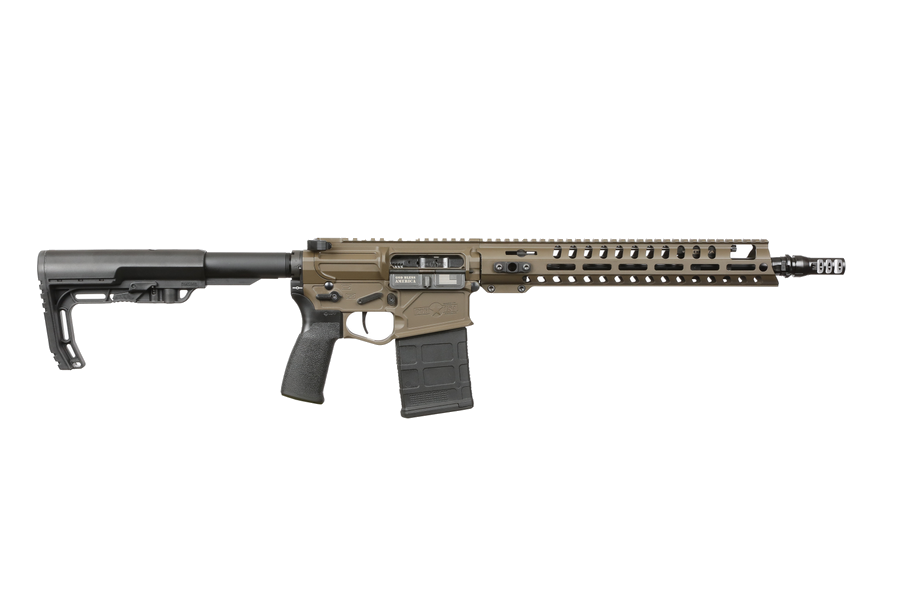 POF-USA Rogue DI .308 Win Rifle – 13.75" Barrel, Brown