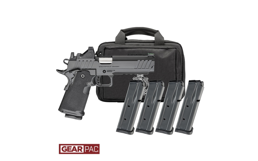 Springfield Armory 1911 DS Prodigy AOS 9mm Pistol – 5" Barrel, Textured Grip Frame