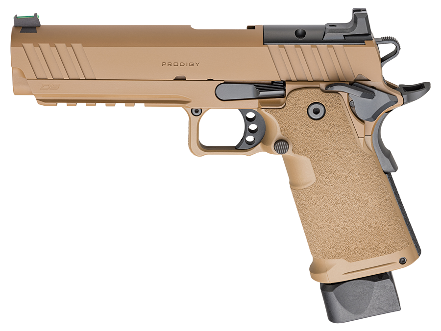 Springfield Armory 1911 DS Prodigy AOS 9mm Pistol – Coyote, 5" Barrel