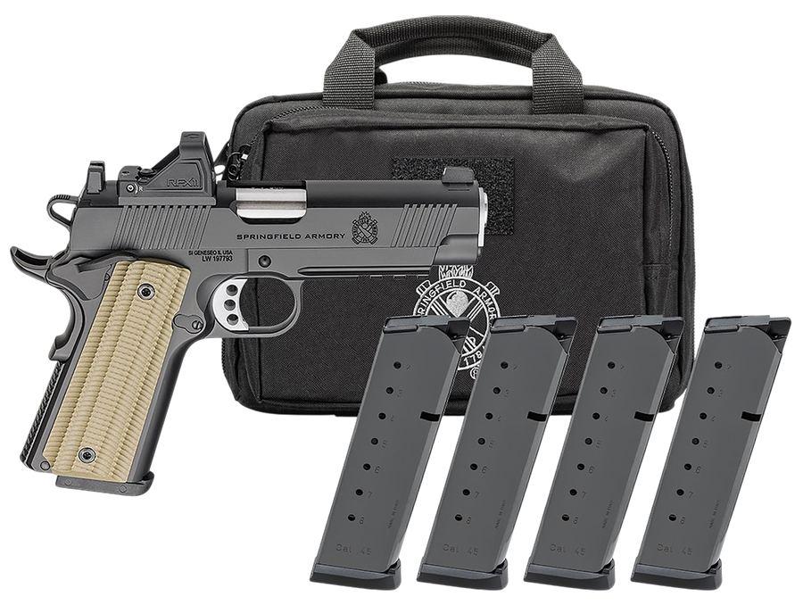 Springfield Armory Operator AOS 9mm Pistol – 4.25" Barrel, Green VZ G10
