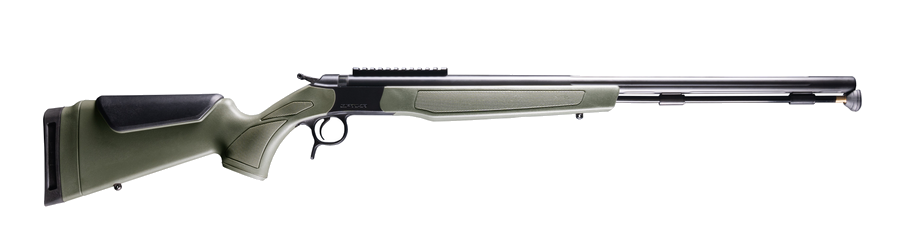 CVA Optima .50CAL Black/Odg Rail 0 MOA Picatinny Rail