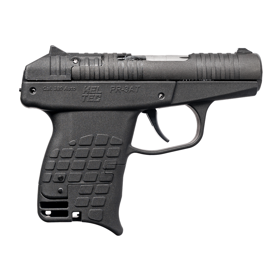 Keltec Pr-3at .380 ACP Pistol – 2.85", 13+1, Black, Polymer Frame, Black Polymer, Fixed Rear, Fixed front, includes two 7-round magazines