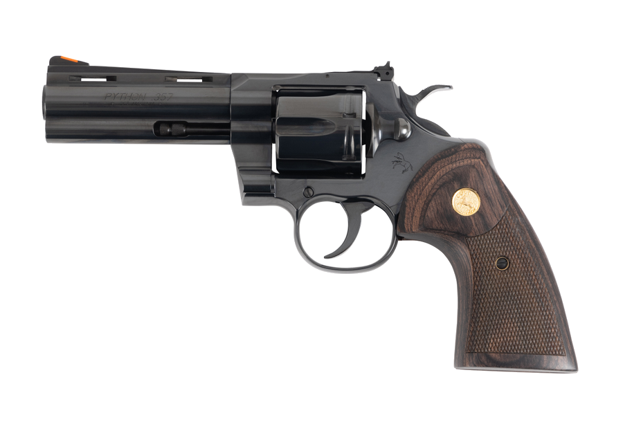 Colt Python .357 Magnum Revolver – 4.25" Barrel, Gold