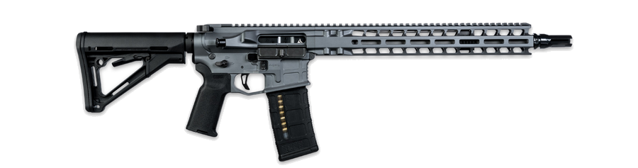 Radian Weapons Model 1 .223 Rem Rifle – 14.5", 30+1, Radian Grey, Collapsible / Folding Stock 6-Position Adjustable