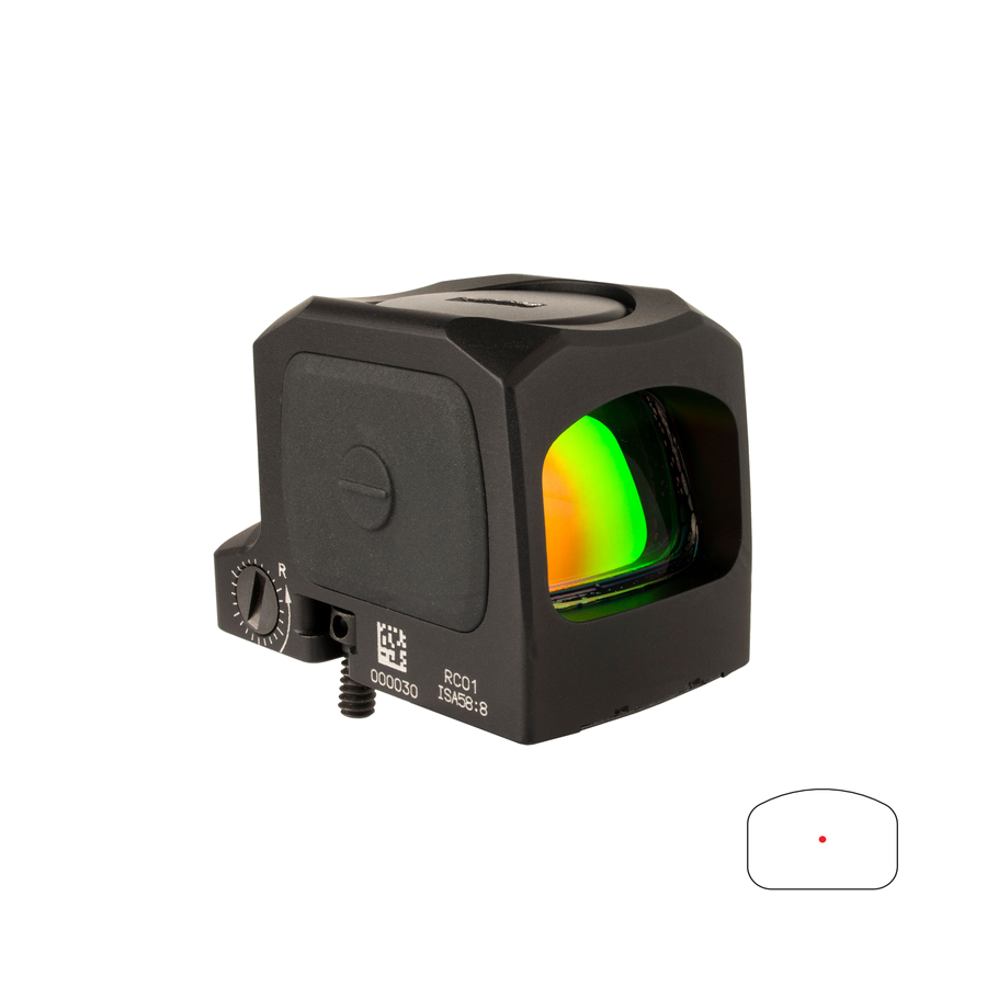 Trijicon RCR Red-Dot Sight – 3.25 MOA Dot LED / 10 Settings, Black