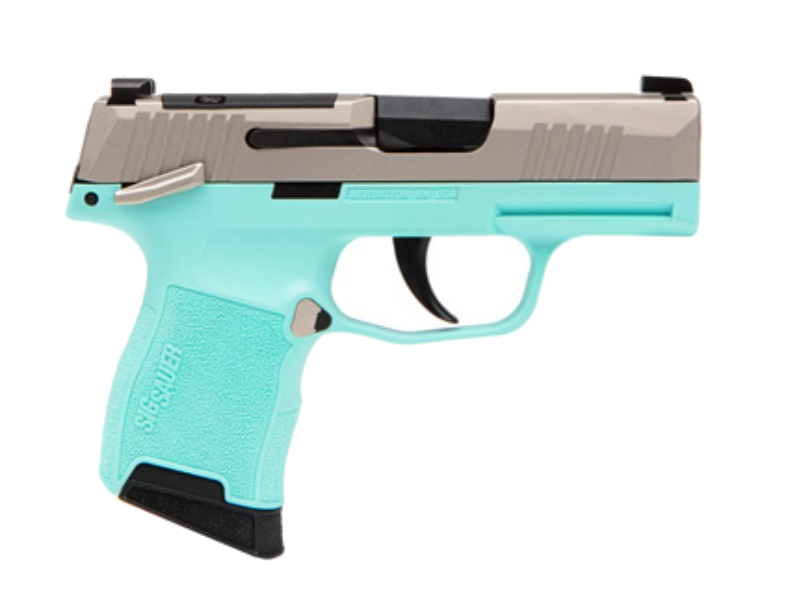 SIG Sauer P365 .380 ACP Pistol – Optics Ready – Turquoise Polymer