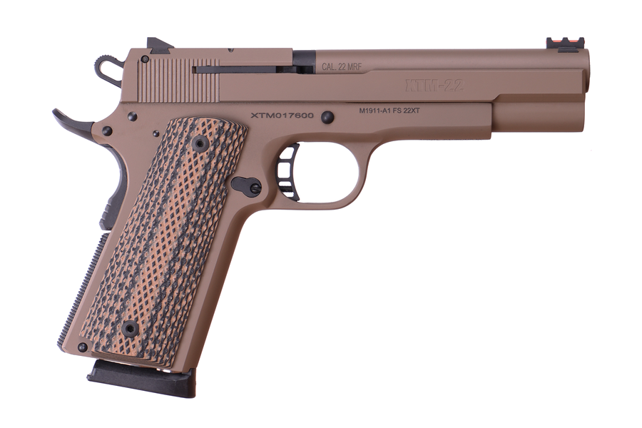 Rock Island Armory M1911-A1 Xt22 .22 Magnum Pistol – FDE