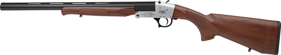 Rock Island Armory Traditional Single Shot Shotgun – 12 Gauge, Black Parkerized