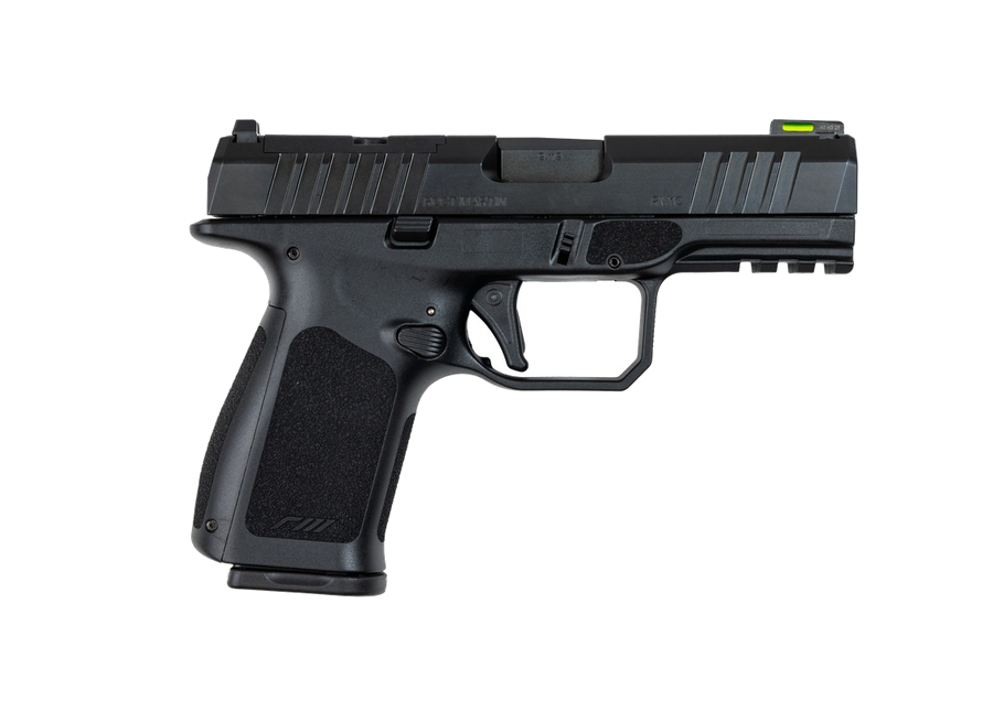 Rost Martin Rm1c 9mm Pistol – 4", 10+1, Black, Polymer Frame, Black Responsive Grip Texture, RS: Black Serratd FS: FO/TRITIUM